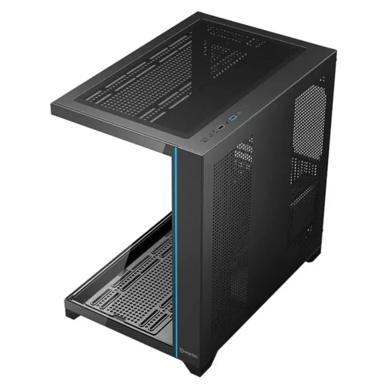 Hiditec H3 PRO Transparente Caja Semitorre Gaming ATX Cristal Templado Sin Fuente