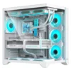 Hiditec H3 PRO Transparente Caja Semitorre Gaming ATX Cristal Templado Sin Fuente