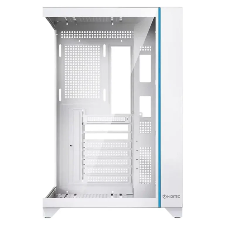 Hiditec H3 PRO Transparente Caja Semitorre Gaming ATX Cristal Templado Sin Fuente