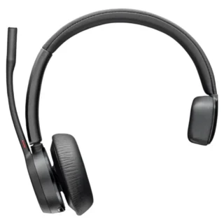 Poly Voyager 4310 Auricular Inalámbrico para Microsoft Teams + Adaptador BT700 con Micro BT Negro