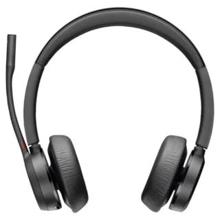Poly Voyager 4320 Auricular Inalámb. para Microsoft Teams + Adaptador BT700 con Micro BT Negros