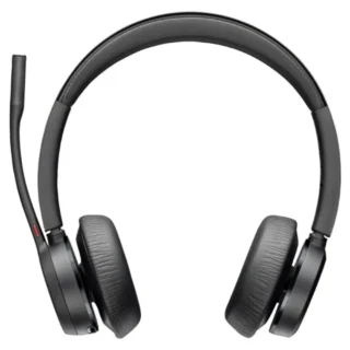 Poly Voyager 4320-M para Microsoft Teams + Adaptador BT700 + Base de Carga con Micro Bluetooth Negros