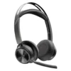Poly Voyager Focus 2 Auricular Inalámb. + Adaptador USB-C-A + Base de Carga con Micro BT Negros
