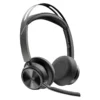 Poly Voyager Focus 2 Auricular Inalámb. + Adaptador USB-C-A + Base de Carga con Micro BT Negros
