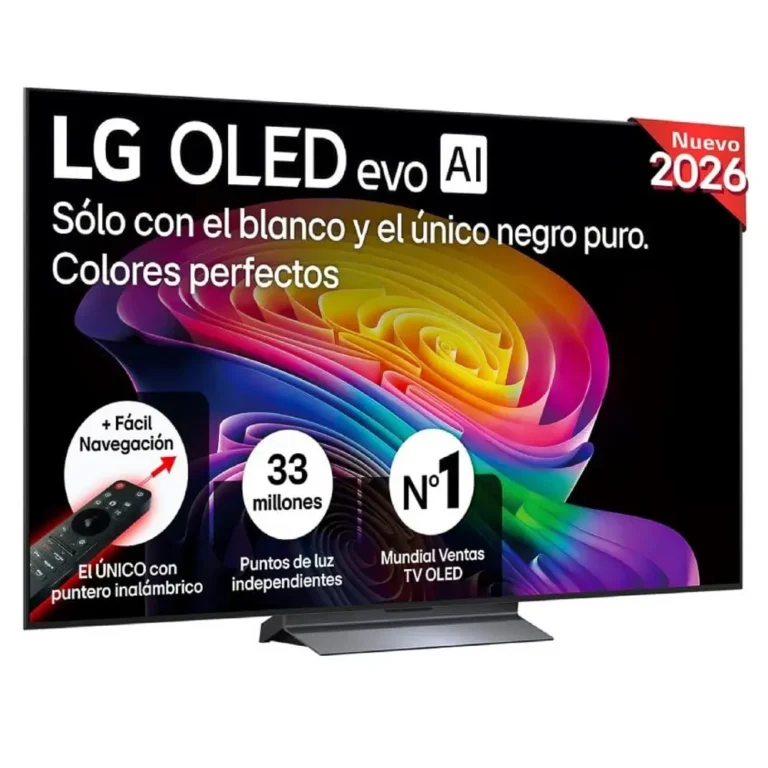 LG OLED Evo AI C6 OLED C64LA 42" Ultra HD 4K Smart TV WiFi Negro