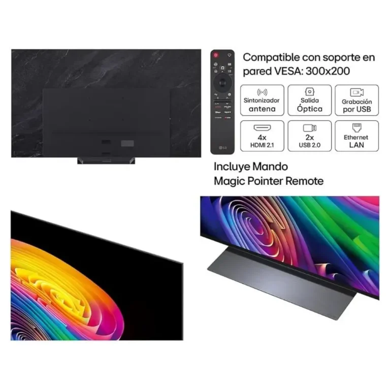LG OLED Evo AI C6 OLED C64LA 42" Ultra HD 4K Smart TV WiFi Negro