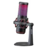 Woxter Mic Studio 70 RGB Micrófono de Condensador Profesional USB 2.0 Negro