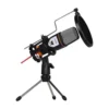 Woxter Mic Studio Black Micrófono de Condensador Jack 3.5 Negro