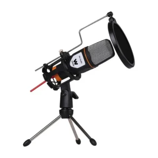 Woxter Mic Studio Black Micrófono de Condensador Jack 3.5 Negro