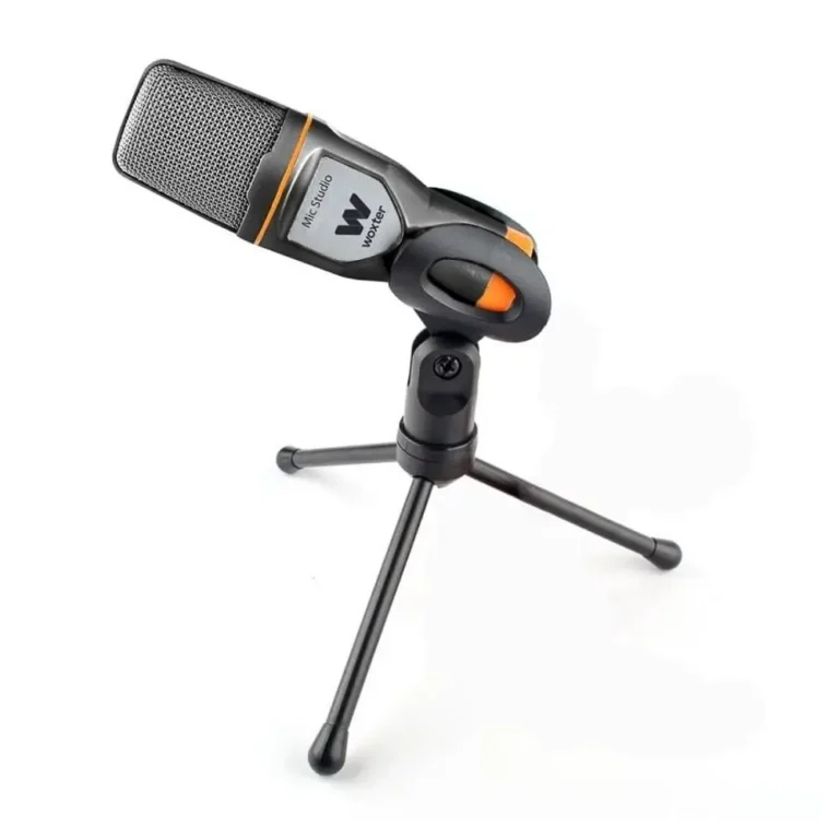 Woxter Mic Studio Black Micrófono de Condensador Jack 3.5 Negro