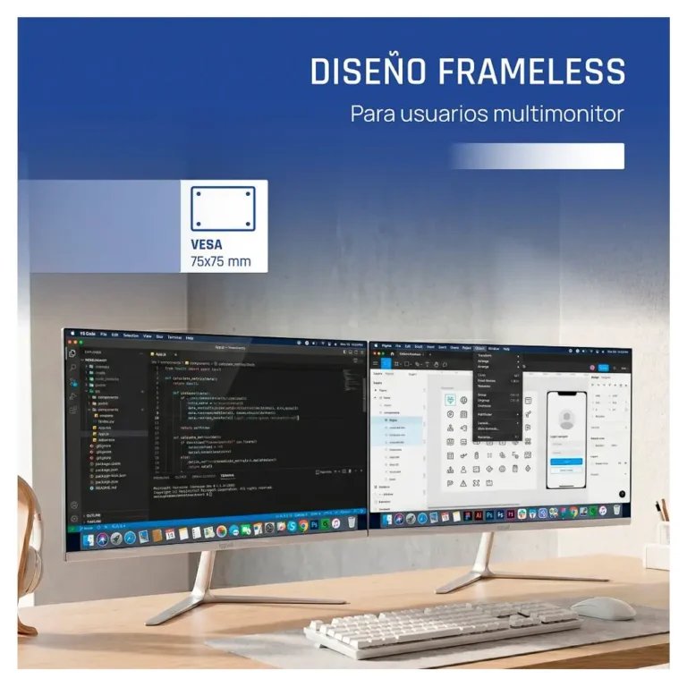 Iggual ML24S Monitor 23,8" IPS 1ms FHD 120Hz VGA HDMI Multimedia
