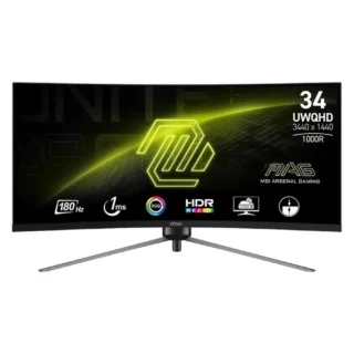 MSI MAG 345CQRF E20 Monitor Gaming 34" UltraWide Dual Quad HD 200Hz Curvo Negro