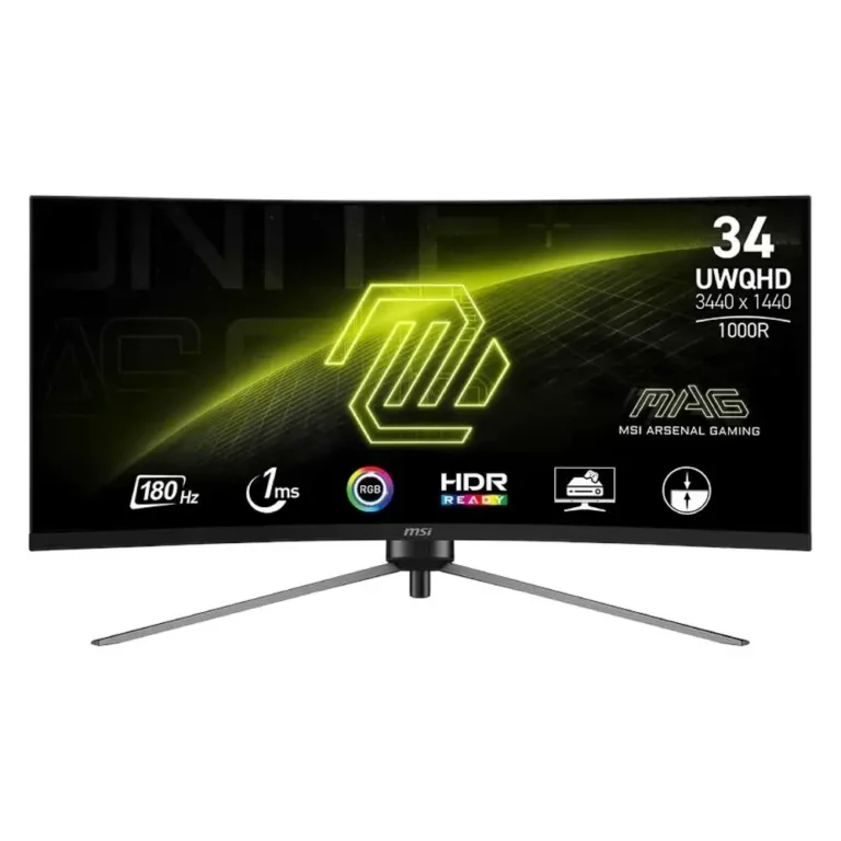 MSI MAG 345CQRF E20 Monitor Gaming 34" UltraWide Dual Quad HD 200Hz Curvo Negro