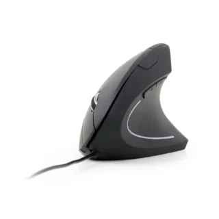 Gembird MUS-ERGO-01 Ratón Optico USB Ergonómico 6 botones Negro