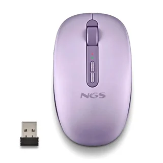 NGS FOGDUAL PURPLE Ratón Inalámbrico 2.4GHZ Dual BT