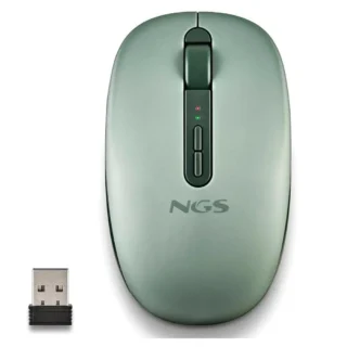 NGS FOGDUAL GREEN Ratón Inalámbrico 2.4GHZ Dual BT
