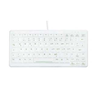 Active Key AK-CB4110F-US-W/SP Lavable / Desinfectable Retroiluminado Blanco