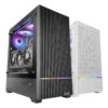 Mars Gaming MC-QUANTUM Semitorre Gaming Frontal Mesh LED ARGB Cristal Templado