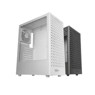 Mars Gaming MC-T800 Semitorre Gaming Frontal AIRDOT Mesh CableHatch Lateral Cristal Templado