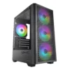 Mars Gaming MC-QUANTUM Semitorre Gaming Frontal Mesh LED ARGB Cristal Templado