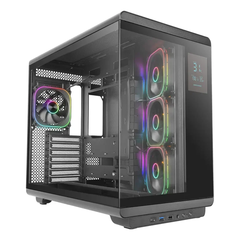 Mars Gaming MC-REVMAX Semitorre Gaming Cristal Templado Pantalla IPS de 11.8”