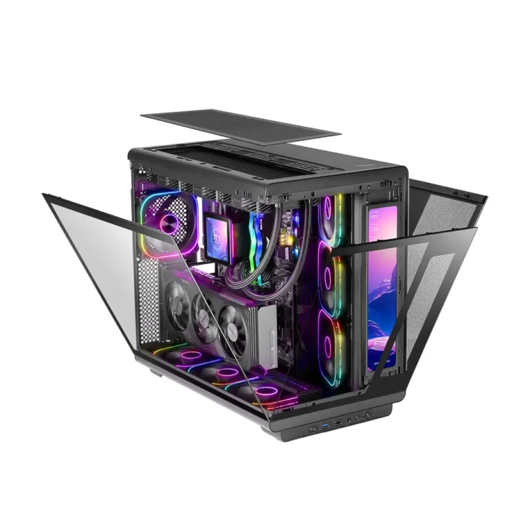 Mars Gaming MC-REVMAX Semitorre Gaming Cristal Templado Pantalla IPS de 11.8”