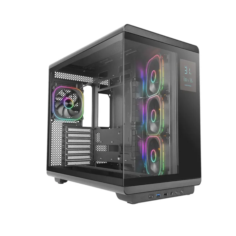 Mars Gaming MC-REVPRO Semitorre Gaming Pantalla LCD 4,3" Cristal Templado