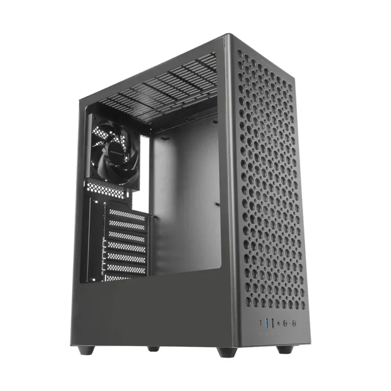 Mars Gaming MC-T800 Semitorre Gaming Frontal AIRDOT Mesh CableHatch Lateral Cristal Templado