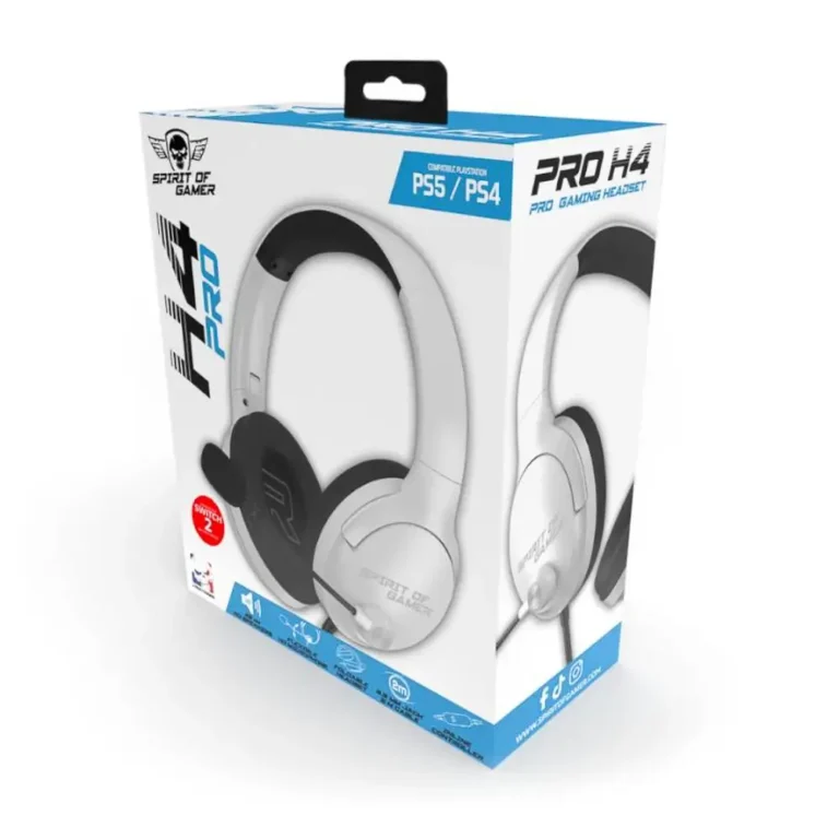 Spirit of Gamer Pro H4 Auriculares Gaming con Micro Nintendo Switch PS4 PS5 PC XBOX