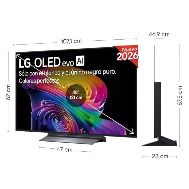 LG OLED Evo AI C66LB 48" Ultra HD 4K Smart TV Wifi Ethernet Bluetooth Negro