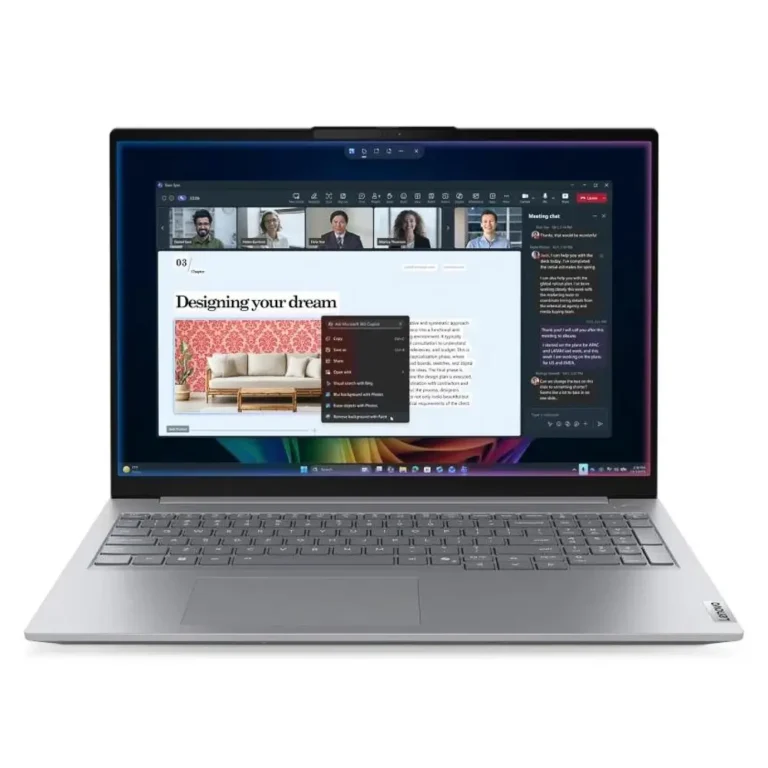 Lenovo ThinkBook 16 G9 IPL 21UR005RSP Ultra 7 355 32GB 512GB Intel® Graphics Win11Pro 16" WUXGA Gris