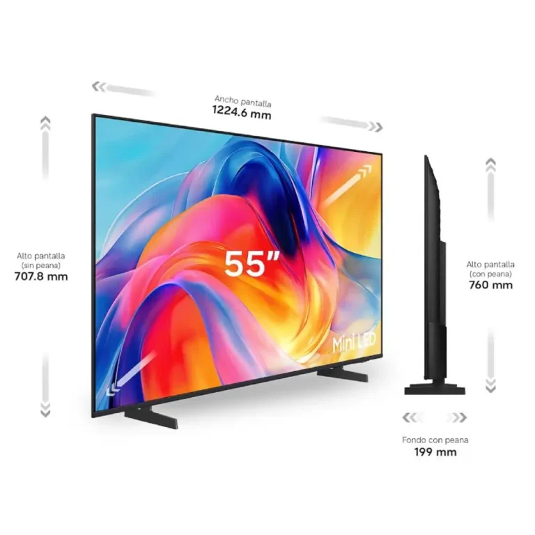 Samsung Mini LED M72H 4K Vision AI Smart TV Ultra HD Wifi Ethernet Bluetooth Negra