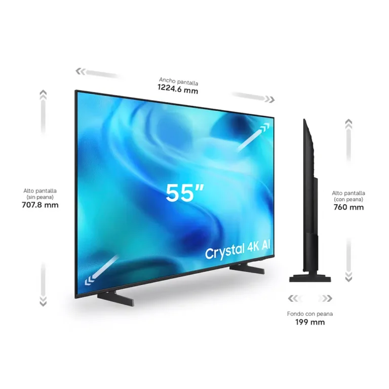 Samsung TU55U8075HUXXC Smart TV 55" 4K Ultra HD Wifi Negro