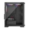 Keep Out XC-201 GLASS Caja Minitorre Gaming ARGB Usb 3.0 Black Sin Fuente