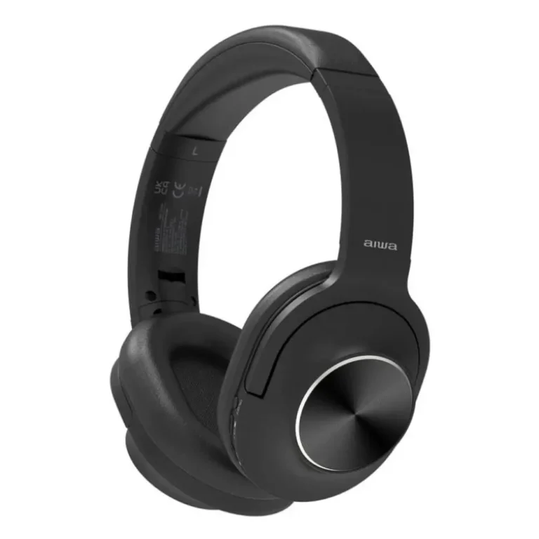 Aiwa HST-220BT/BK Auriculares Inalámbricos con Micro Bluetooth Negros