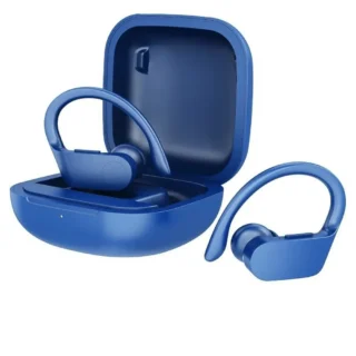 Daewoo DW2024 Auriculares Deportivos BT con estuche de carga Autonomía 5h Azules