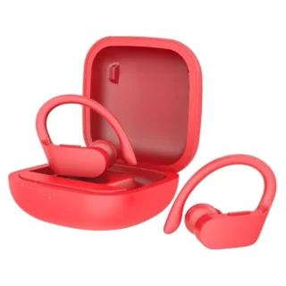 Daewoo DW2025 Auriculares Deportivos Bluetooth con estuche de carga Rojos Autonomía 5h