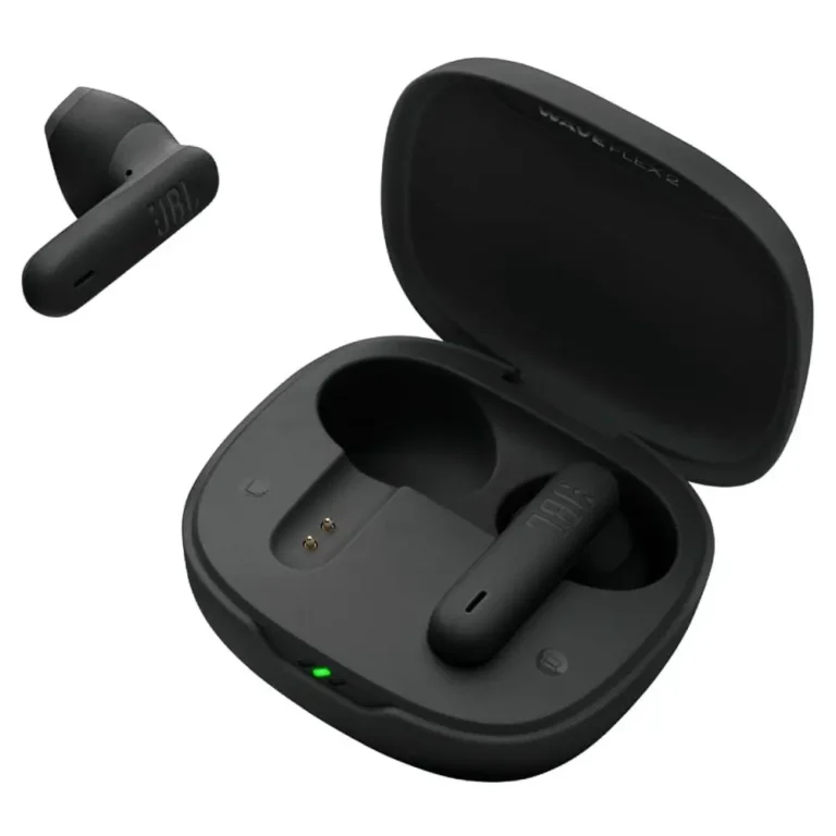JBL Wave Flex 2 Auriculares Intrauditivos BT con estuche de carga Autonomía 10h Negros