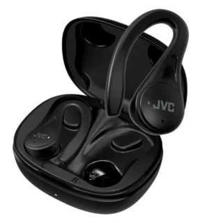 JVC HA-EC25T Auriculares Deportivos BT con estuche de carga Autonomía 7.5h Negros