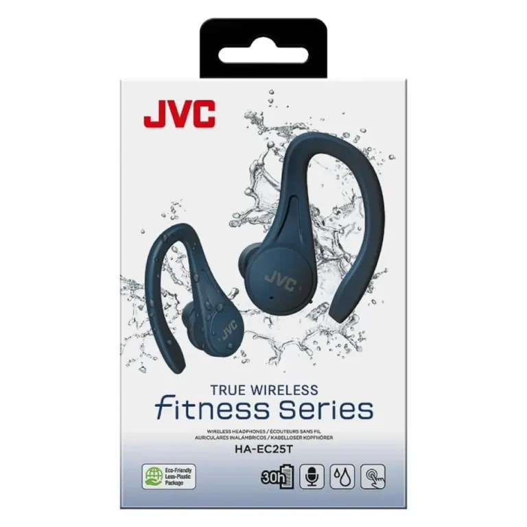 JVC HA-EC25T Auriculares Deportivos BT con estuche de carga Autonomía 7.5h Azules