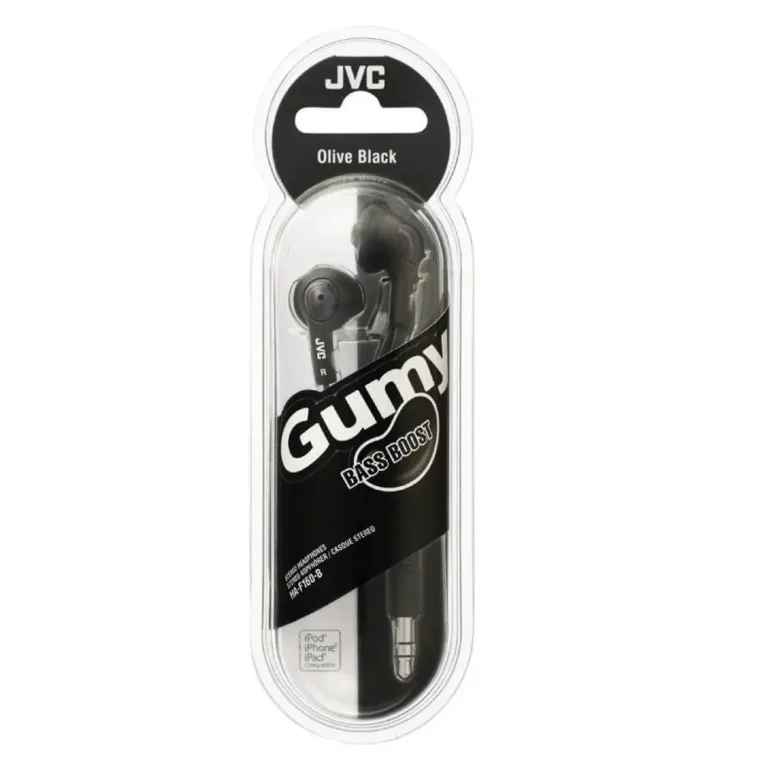 JVC HA-F160-B-E Auriculares Intrauditivos Jack 3.5 Negros