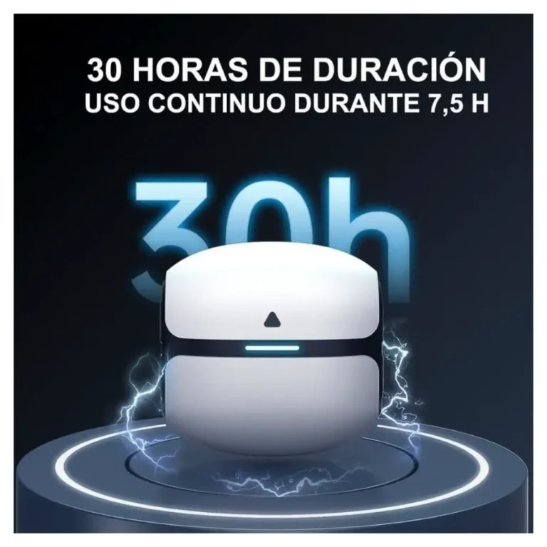 Leotec TWS Gaming Nebula Fit Auriculares Bluetooth con estuche de carga Autonomía 7.5h Negros