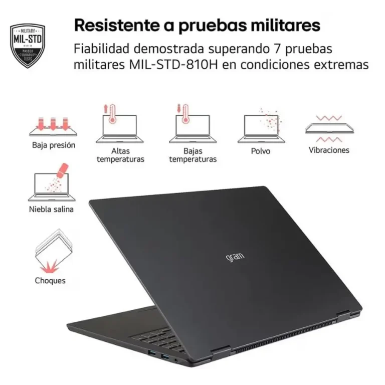 LG Gram 16ZD90TL Core™ Ultra 7 258V 32GB 512GB Arc™ Graphics FreeDOS 16" WQXGA Negro