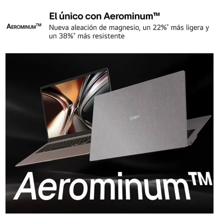 LG Gram Pro 16ZD90U-G Core™ Ultra 7 355 32GB 512GB Arc™ Graphics FreeDOS 16" WQXGA Negro