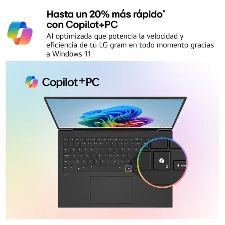 LG Gram 17ZD90TL-G.AX85BN Core™ Ultra 7 258V 32GB 512GB SSD Arc™ Graphics FreeDOS 17" WQXGA Negro