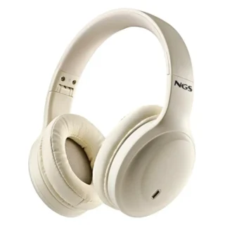 NGS Artica Glacier Auriculares Inalámbricos con Micro Bluetooth Beige
