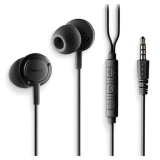 NGS Cross Drift Auriculares Intrauditivos con Micro Jack 3.5 Negros