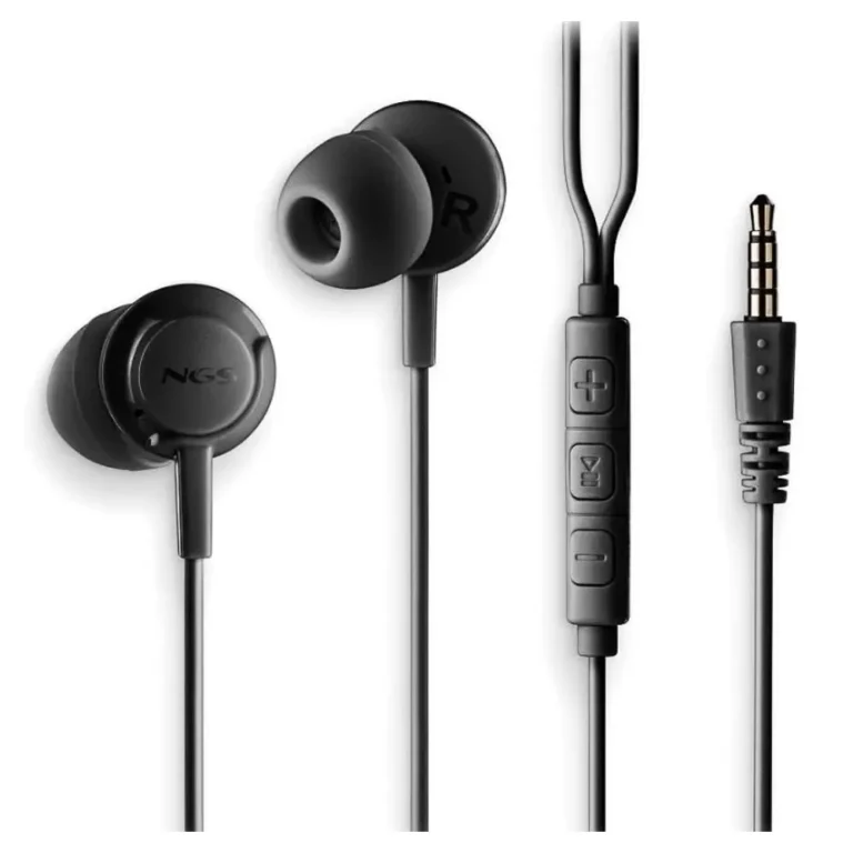 NGS Cross Drift Auriculares Intrauditivos con Micro Jack 3.5 Negros