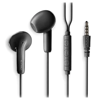 NGS Cross Flip Auriculares Intrauditivos con Micro Jack 3.5 Negros