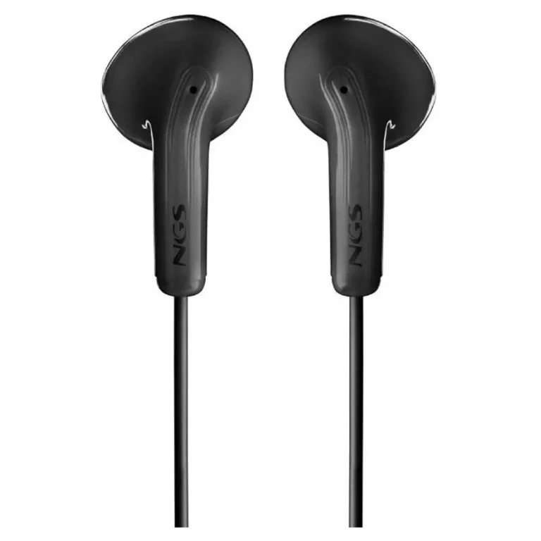 NGS Cross Flip Auriculares Intrauditivos con Micro Jack 3.5 Negros